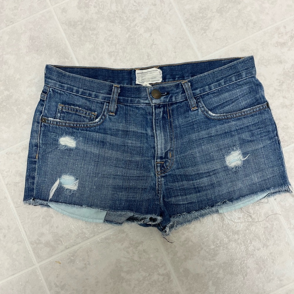 Current/Elliot Jean Shorts - Washed Distressed
